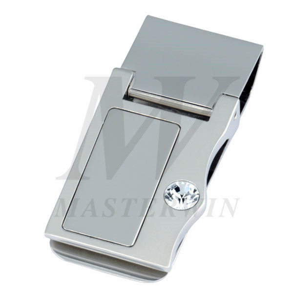 Metal Money Clip with Crystal_8889