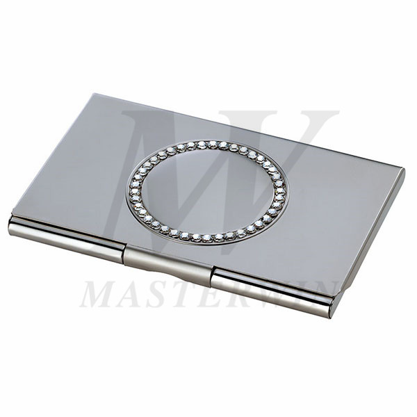 Metal Name Card Case with Crystals_518-34